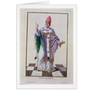 Pope Leo III (795-816) from 'Receuil des Estampes,