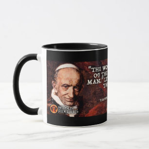 Pope Leo Quote Mug