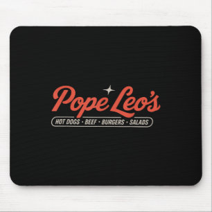 Pope Leo’s Hot Dogs Beef Burgers Salads Mouse Pad