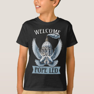 Pope Leo Welcome Pope Leo 2025 Pope T-Shirt