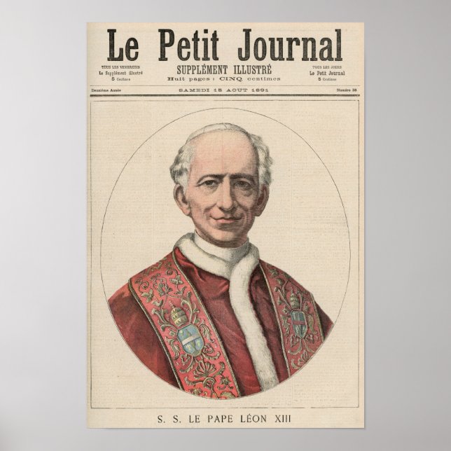 Pope Leo XIII Poster (Front)