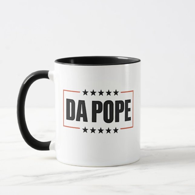  Pope Leo XIV Christian Church Da Pope  Mug (Left)