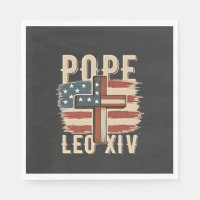 Pope Leo XIV Christian Church Da Pope USA Flag