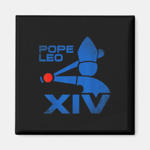 Pope Leo Xiv Da Pope Pope Leo 14 Baseball  Magnet
