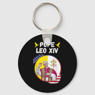 Pope Leo Xiv, Habemus Papam, Catholic Key Ring