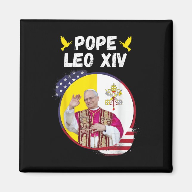 Pope Leo Xiv, Habemus Papam, Catholic  Magnet (Front)
