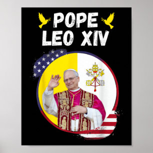 Pope Leo Xiv, Habemus Papam, Catholic Poster