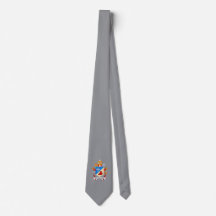 Pope Leo XIV motto on grey necktie tie Catholic