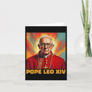 Pope Leo Xiv New American Pope 2025 Funny Card