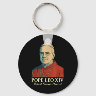 Pope Leo Xiv Robert Francis Prevost _8  Key Ring