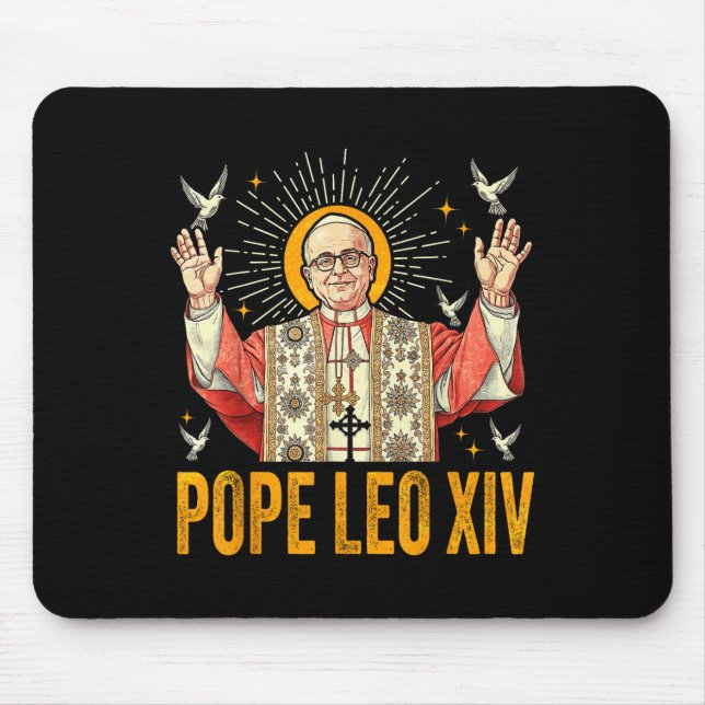 Pope Leo Xiv Robert Francis Prevost _9  Mouse Pad (Front)
