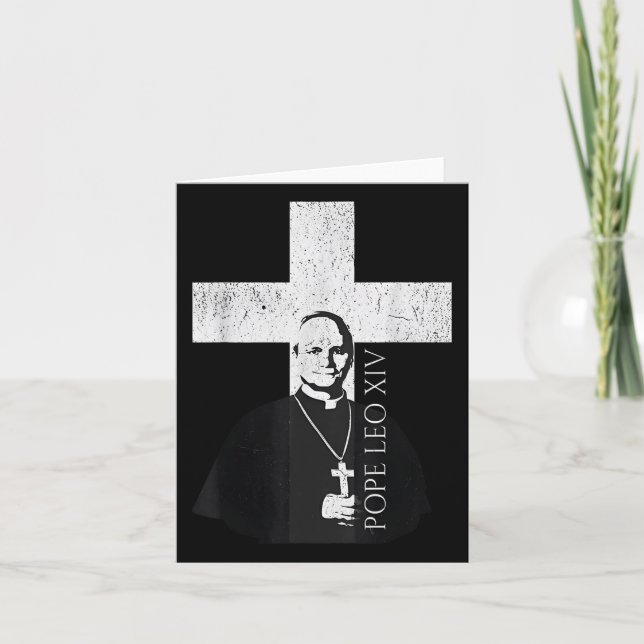 Pope Leo Xiv Robert Francis Prevost  Card (Front)