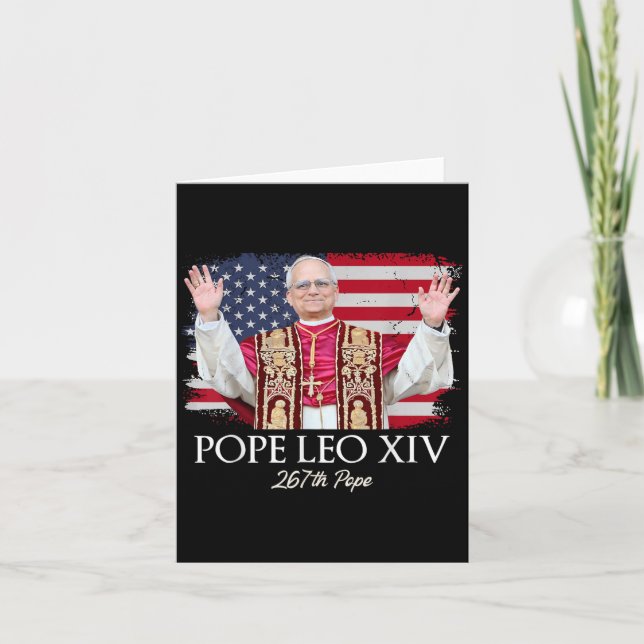 Pope Leo Xiv Robert Francis Prevost First American Card (Front)