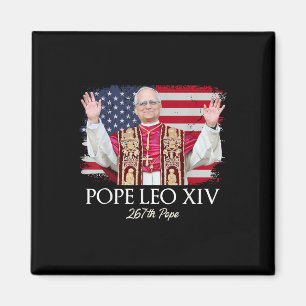 Pope Leo Xiv Robert Francis Prevost First American Magnet