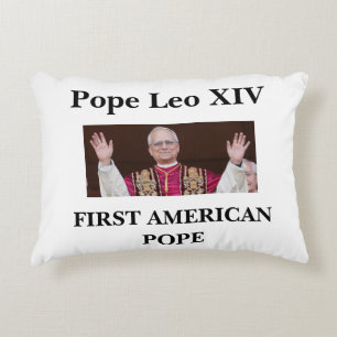 Pope Leo XIV, The First American Pope Decorative Cushion