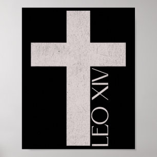 Pope Leon Xiv  Poster