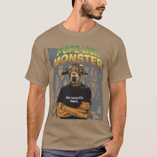 Pope Lick Monster (Goatman) T-Shirt (Front)