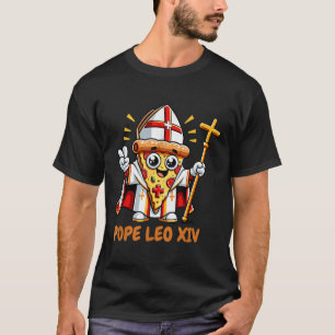 Pope Robert Prevost Pope Leo Xiv Da Pope Funny Piz T-Shirt
