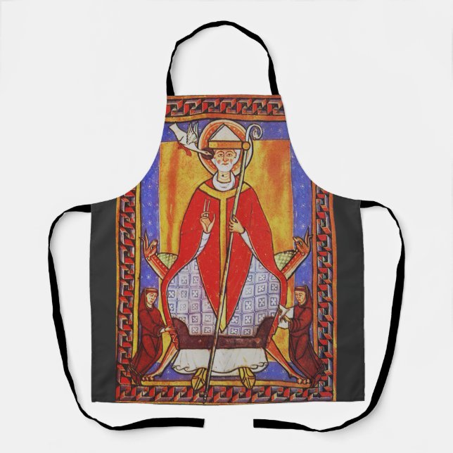 Pope Saint Gregory I the Dialogist Apron (Front)