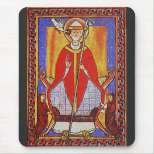 Pope Saint Gregory I the Dialogist Mouse Pad