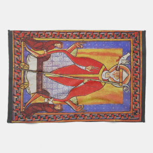 Pope Saint Gregory I the Dialogist Tea Towel
