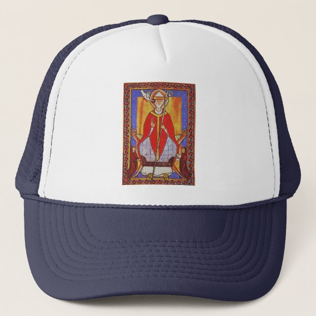 Pope Saint Gregory I the Dialogist Trucker Hat (Front)