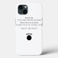 Pope St. John Paul II Quote iPhone Case