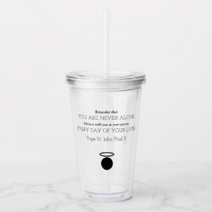 Pope St. John Paul II Quote Tumbler