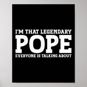 Pope Surname Funny Team Family Last Name Pope  Poster