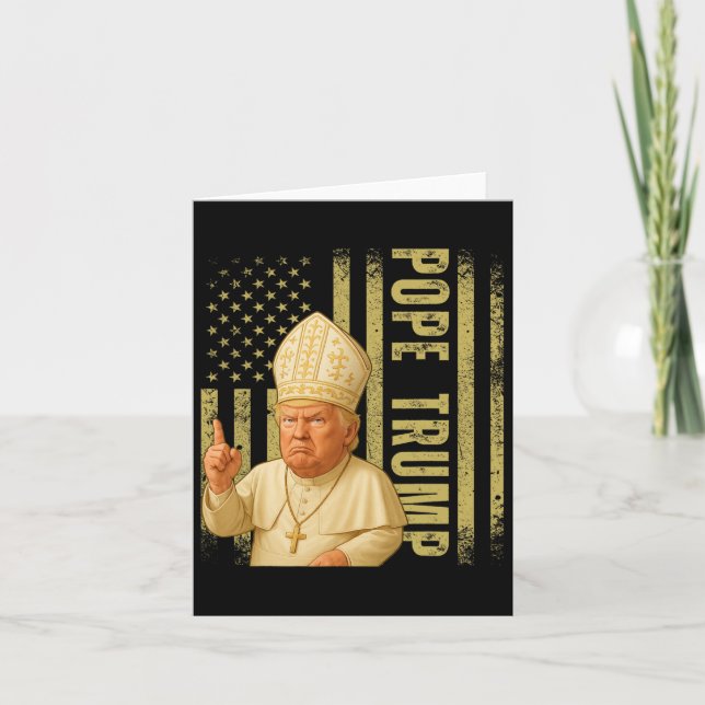 Pope Trump 2025  Card (Front)