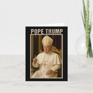 Pope Trump 2 Card