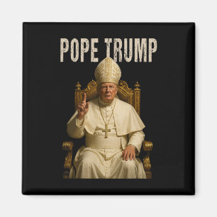 Pope Trump 2 Trump Pope Donald Trump Political Sat Magnet