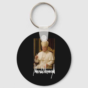 Pope Trump Funny American President Trump Vatican Key Ring