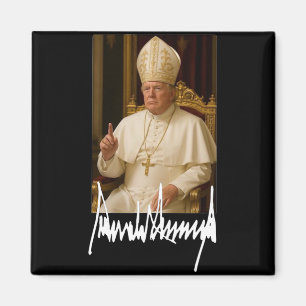 Pope Trump Funny American President Trump Vatican  Magnet