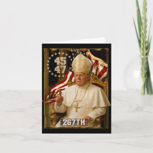 Pope Trump Funny President Trump 1 Card