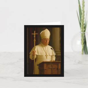 Pope Trump Funny President Trump Declares Himself  Card