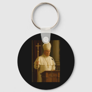 Pope Trump Funny President Trump Declares Himself  Key Ring