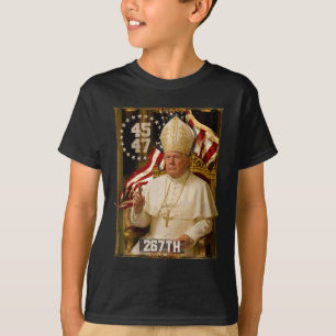 Pope Trump Funny President Trump  T-Shirt