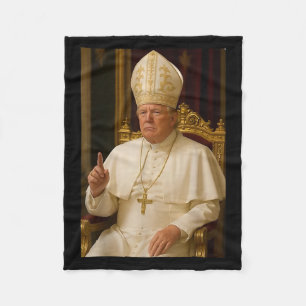 Pope Trump Funny President Trump Wants To Be The N Fleece Blanket