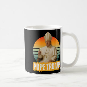 Pope Trump Funny Trump Vatican Christian Retro Chu Coffee Mug