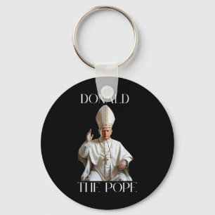 Pope Trump Funny Trump Vatican Christian Retro Chu Key Ring