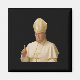 Pope Trump Funny Trump Vatican Christian Retro Chu Magnet