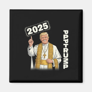 Pope Trump Funny Trump Vatican Christian Retro Chu Magnet