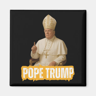 Pope Trump Funny Trump Vatican Christian Retro Chu Magnet