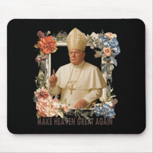 Pope Trump Funny Trump Vatican Christian Retro Chu Mouse Pad