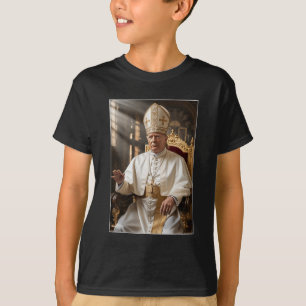Pope Trump Funny Trump Vatican Christian Retro Chu T-Shirt