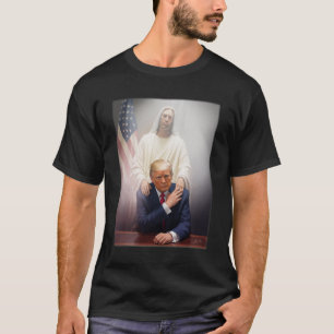 Pope Trump Funny Trump Vatican Christian Retro Chu T-Shirt