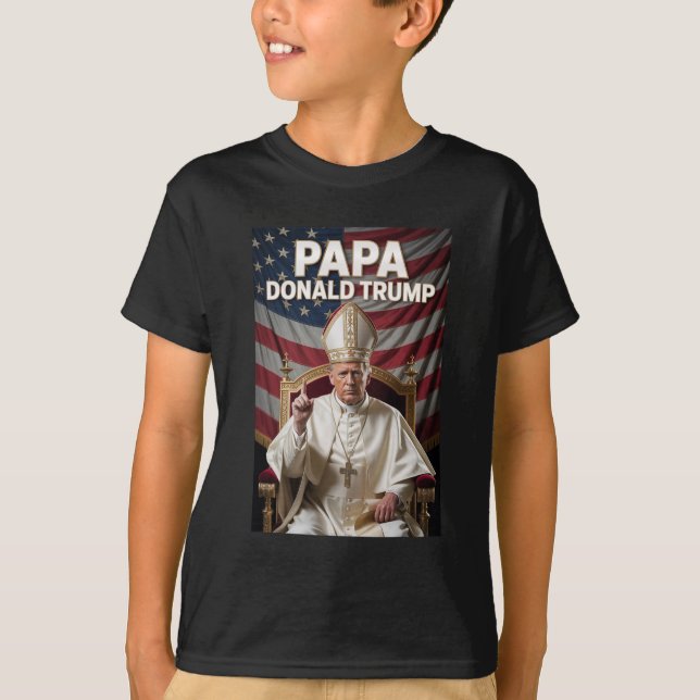 Pope Trump  T-Shirt (Front)