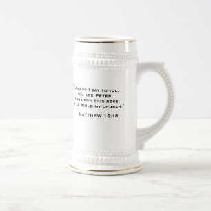 PopeBenedictXVI, BENEDICT XVI, "And so I say to... Beer Stein
