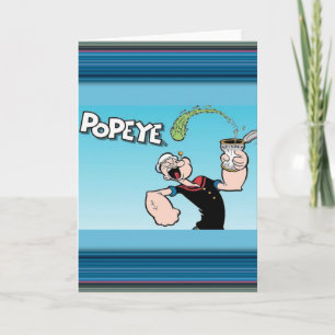 Popeye Greeting Card